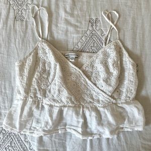 american eagle white tank top!